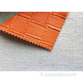 Tissu de canapé-uples en cuir teint en PVC